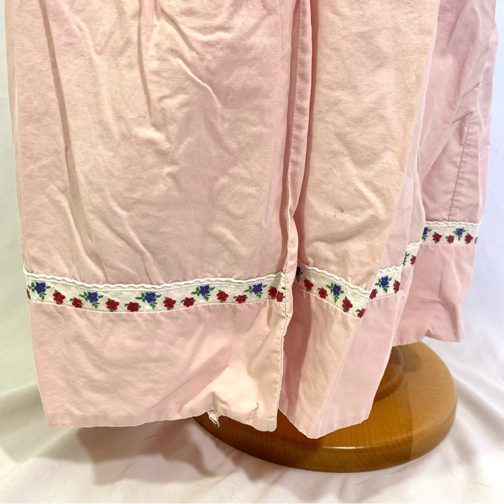 Vintage 1950’s Pink Cotton Dressing Gown Small Medium Robe Heely’s Originals - Picture 9 of 9